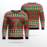 Clan Chisholm Crest Tartan Christmas Ugly Sweater EM78 Chisholm Crest Tartan Tartan Ugly Sweater